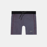 Bandit | Striped Cadence™ 5" Compression - Fig with Vintage Blue