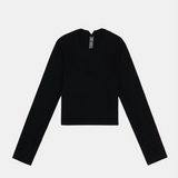 Bandit | Women's Mercury Seamless™ Long Sleeve Crop - Black