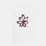 Bandit | "Painted Flower" Cotton Tee, Unisex - White