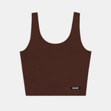 Bandit | Women's Adapto™ Scoopneck Distance Tank - Cacao