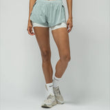 Hermanos Koumori | Woman Training Short - Abys / Dawn Blue