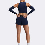 Bandit | Stamina™ Scoop Neck Race Crop - สีดำ 