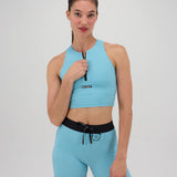 Bandit | Stamina™ Scoop Neck Race Crop - สีดำ 