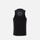 District Vision | Ultralight Aloe Singlet - Black Wordmark