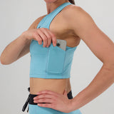 Bandit | Stamina™ Scoop Neck Race Crop - สีดำ 