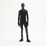 District Vision | Ultralight Aloe Singlet - Black Wordmark