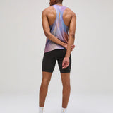 Bandit | Drift™ Mirage Racing Singlet - Deep Peri Blue with Rust Gradient