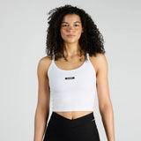 Bandit | Cadence™ Scoop Neck Race Crop - WHITE