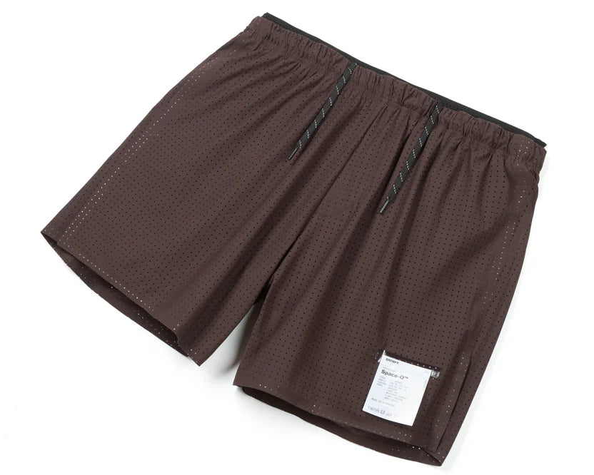 Satisfy | ⁠⁠Space‑O™ 5" Shorts - Deep Mahogan