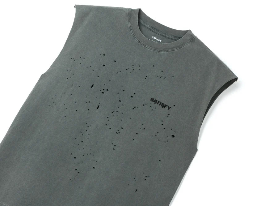 Satisfy | MothTech™ Muscle Tee - Faded Black