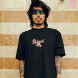 Unsanctioned | UN-Essential Tee "Heart" - black/pink