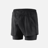 District Vision | Ripstop Layered Trail Shorts - Black