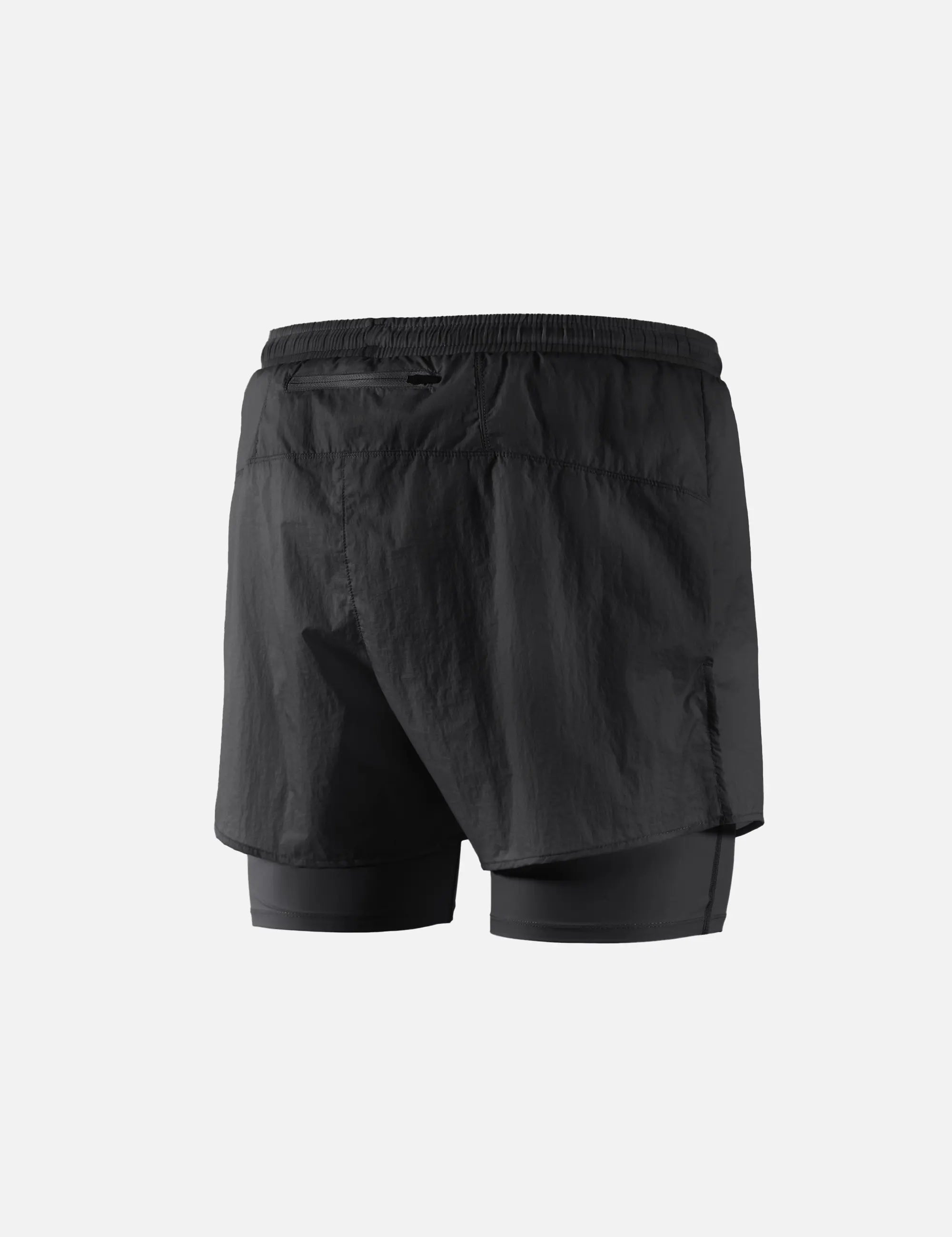District Vision | Ripstop Layered Trail Shorts - Black