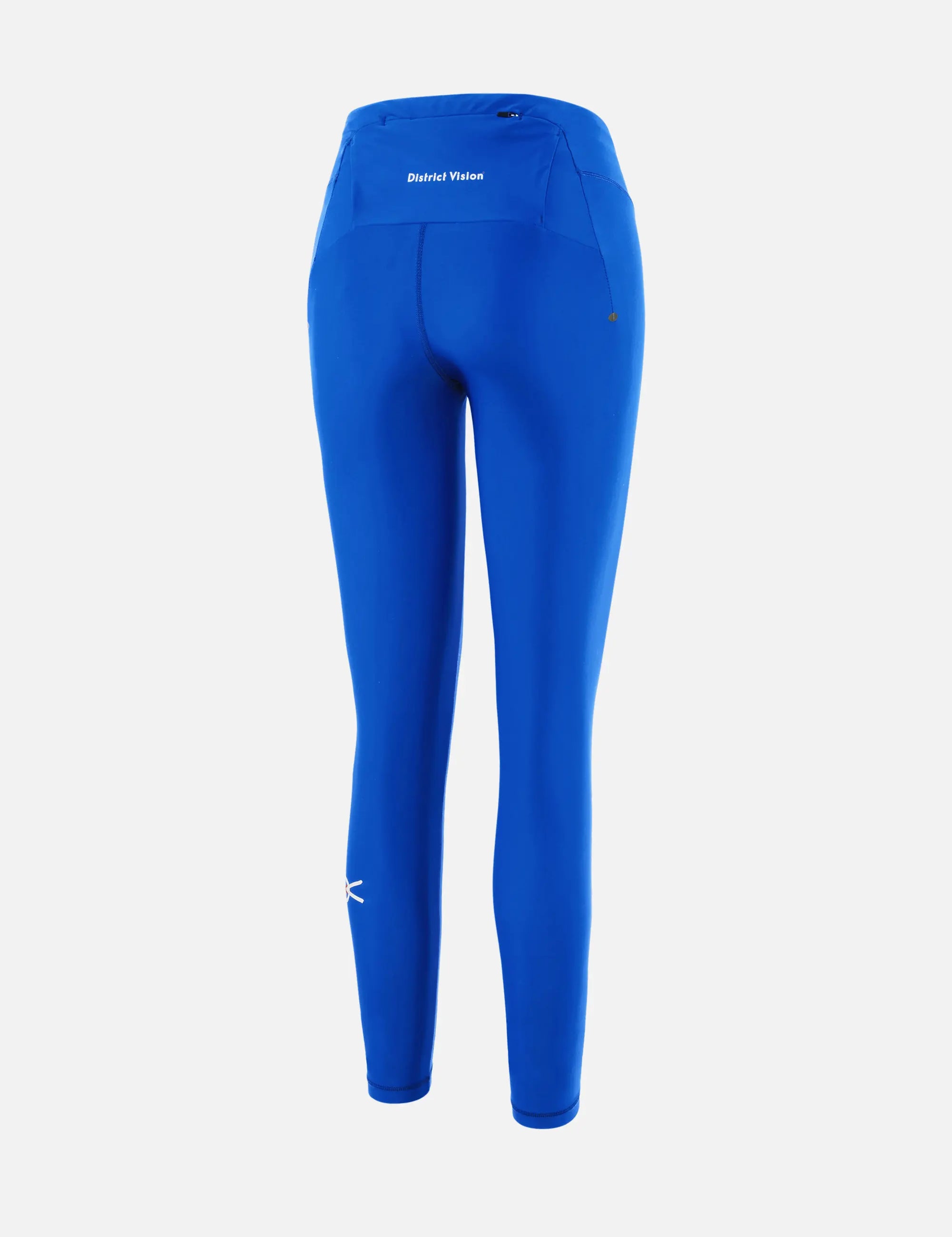 District Vision | Pocketed Long Tights - Surf Blue