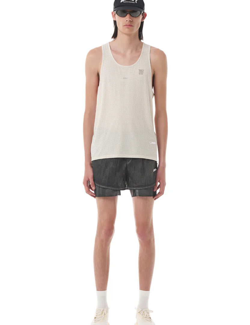 Satisfy | Space-O™ Singlet - Chalk