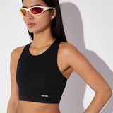 Circle | LEVEL UP RUNNING BRA - Onyx Black