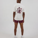 Bandit | "Painted Flower" Cotton Tee, Unisex - White