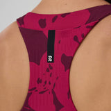 Bandit | Cadence™ Scoop Neck Run Bra - Fig with Berry Abstract Floral