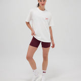 Bandit | "Painted Flower" Cotton Tee, Unisex - White