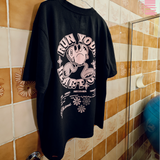 Unsanctioned | UN-Essential Tee "Heart" - black/pink