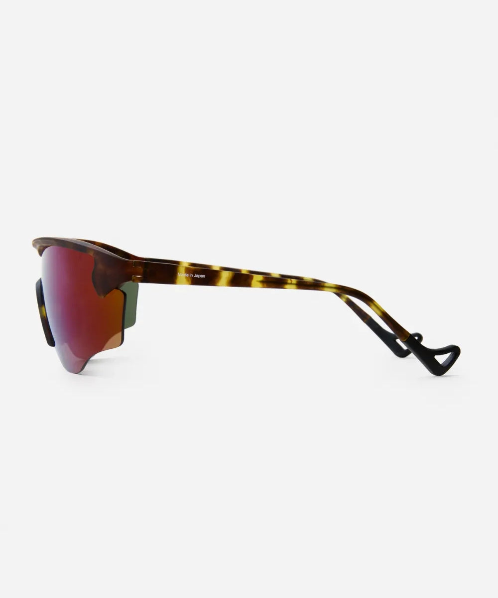District Vision | Junya Racer - Tortoise D+ Blue Mirror