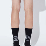 Circle | SPEEDY HIGH PLANET RUNNING SOCKS - Black
