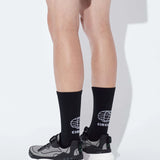 Circle | SPEEDY HIGH PLANET RUNNING SOCKS - Black
