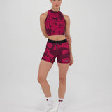 Bandit | Stamina™ Scoop Neck Race Crop - สีดำ 