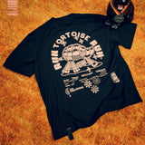 Unsanctioned | UN-Essential Tee "Tortoise" - black/oranje