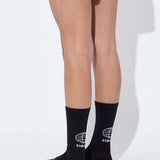 Circle | SPEEDY HIGH PLANET RUNNING SOCKS - Black