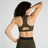 Bandit | Cadence™ Scoop Neck Run Bra - OLIVE