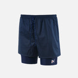 District Vision | Ripstop Layered Trail Shorts - Midnight/Indigo