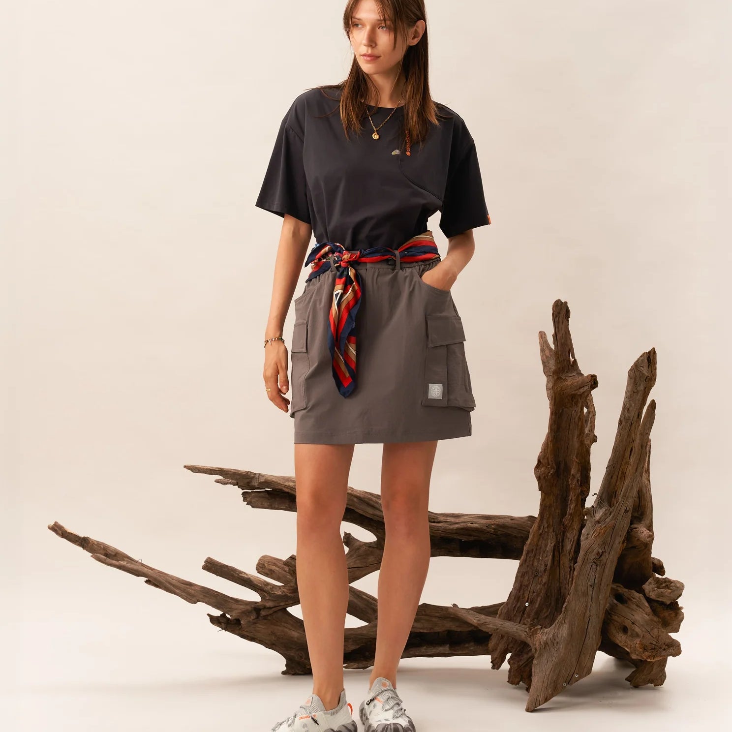 Uppervoid | Keltie "TREKKING SKIRT" - Grey