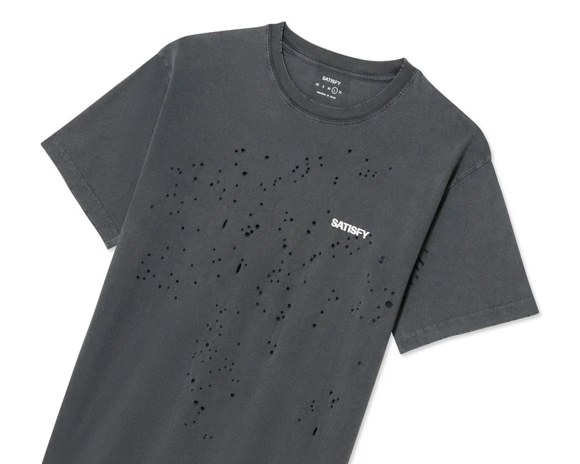 Satisfy | MothTech™ T-Shirt - Aged Black SAB