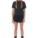 Satisfy | AuraLite™ Pleated T‑Shirt - Black