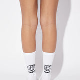 Circle | SPEEDY HIGH PLANET RUNNING SOCKS - White