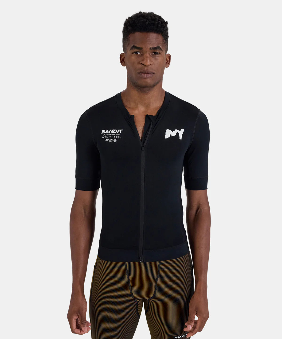 Bandit | Ares™ Two-Way Zip Performance Tee - Black