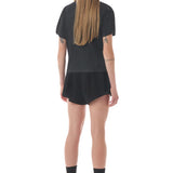 Satisfy | AuraLite™ Pleated T‑Shirt - Black