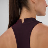 Bandit | Striped Cadence™ Vaso Race Crop - Black with Fig