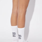 Circle | SPEEDY HIGH PLANET RUNNING SOCKS - White