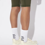 Circle | SPEEDY HIGH PLANET RUNNING SOCKS - White