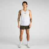 Bandit | Vento™ Performance Singlet, Pieced - WHITE