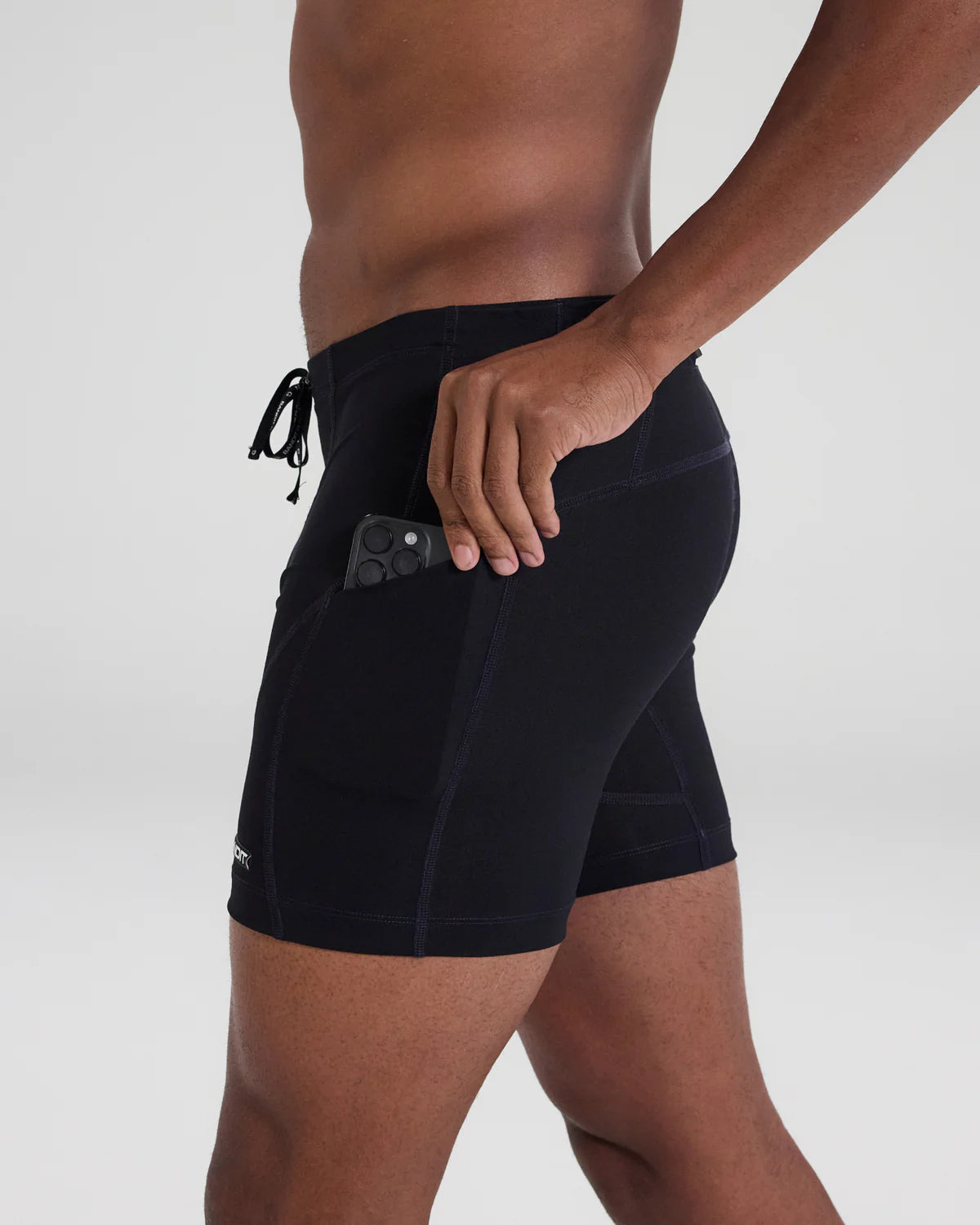 Bandit | Gridlock™ 7 Pocket Quarter Tights - Black