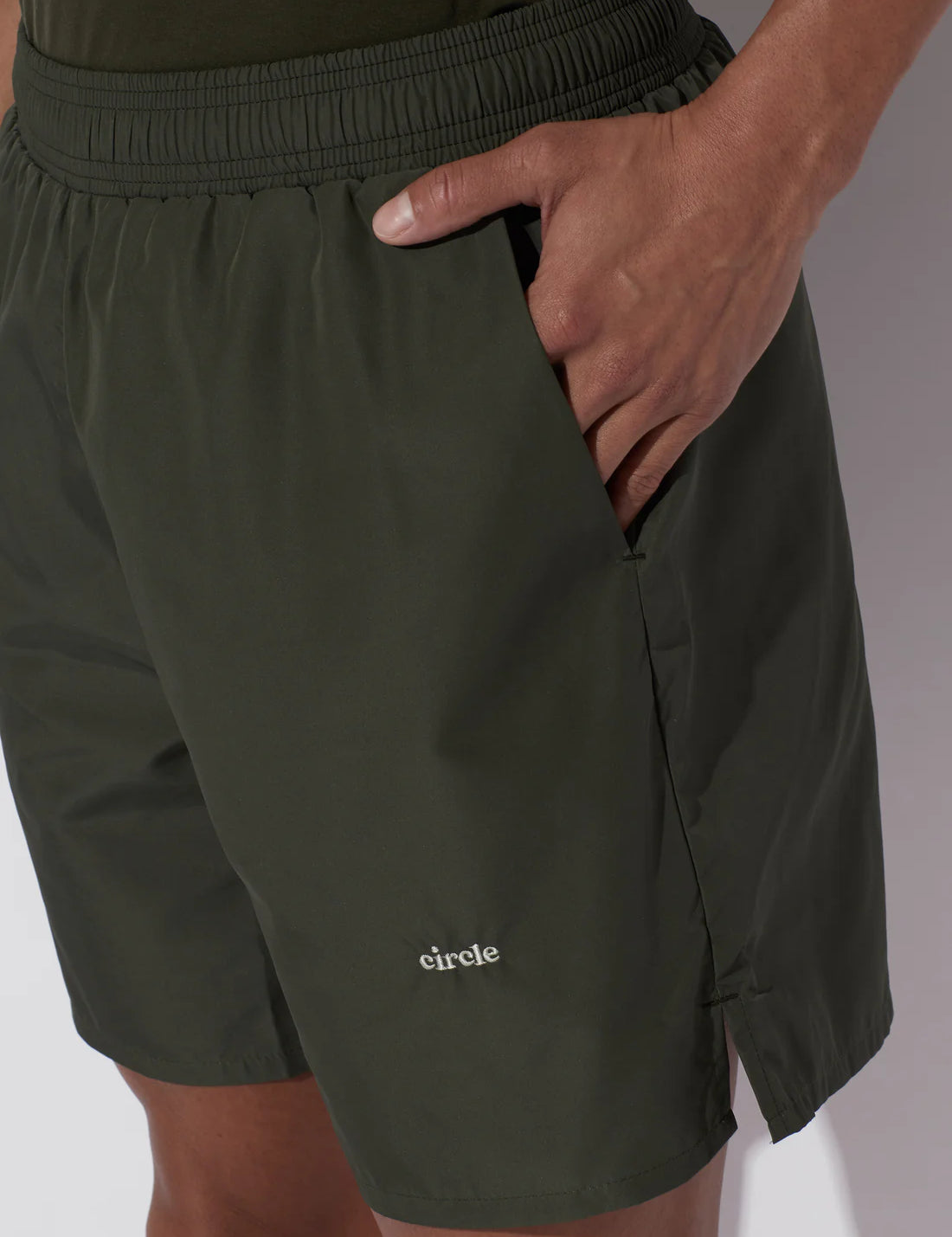 Circle | ONE FOR ALL RUNNING SHORTS - Moss