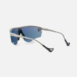 District Vision | Junya Racer - Flint D+ Blue Silver Flash Mirror