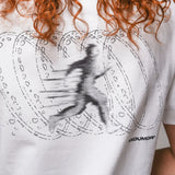 Hermanos Koumori x New Era - เสื้อยืดสีครีม