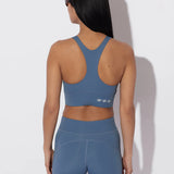 Circle | LEVEL UP RUNNING BRA - Storm Blue