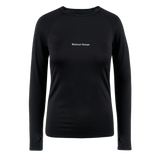 District Vision | Women's Lightweight Long Sleeve Fitted Tee - Black