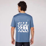 Bandit | Runner Grid Drift™ Performance Tee - STEEL BLUE