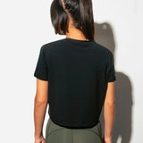 Circle | SMOOTH OPERATOR CROP-TOP - Onyx Black